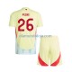Camisola Espanha Pedri 26 Criança Equipamento Segundo Euro 2024 Manga Curta